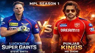 LSG VS PBKS MPL SEASON 1  LIVE STREAM | MADDYGAMING | CRICKET 26