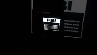 FBI Warning Screen Family Home Entertainment Logo 1985