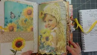 #flipthroughfriday Hosted by Gwen, from @Gwenthetrashwitch,  SUNFLOWER JOURNAL