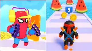 Join Blob Clash 3D vs Join Blob Clash 3D | Hard Level Gameplay | Walkthrough Gameplays 👾🧩🎮🔥