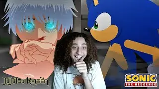 Gojo vs Sonic - Fastest Sorcerer vs Fastest Hero! Stick Figure Animation REACTION!