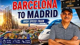 Barcelona to Madrid High Speed Train Ride SE-3 EP-10