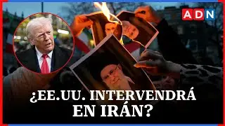 Trump deja la puerta abierta a una inminente intervención militar en Irán