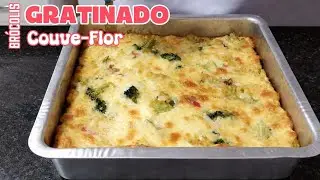 COUVE-FLOR e BRÓCOLIS GRATINADOS | Receita Diferente e Deliciosa 