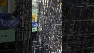 Stirrups For Inclined Columns.#shortvideo #youtubeshorts