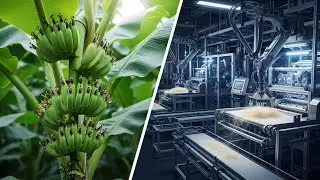 Turning Waste into Wealth: Inside a High-Tech Banana Stem Factory You've Never Seen Before