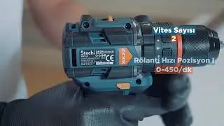 Kullanım Videosu - STECHEND - SX22 - 20V Ak&uuml;l&uuml; Darbeli Matkap