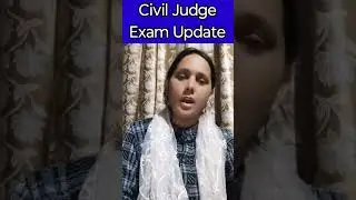 Civil Judge Exam Update /#civiljudgevacancy #civiljudgeexamupdate #ytshorts