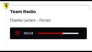 Charles Leclerc French GP Team Radio
