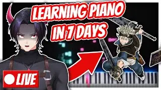 Learning Black Catcher (Black Clover OP 10) From Scratch | Day 1 Piano Progress
