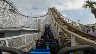 Swamp Fox Coaster Back Seat POV at Family Kingdom