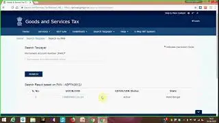 HOW TO SEARCH GST NUMBER BY PAN NUMBER ,  HOW TO KNOW GST INFORMATION THROUGH PAN NUMBER