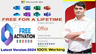 How to Download & install MS Office 365 | 2024 Free step by step Guide | Free Activation | Hindi