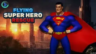 Grand Superhero Flying Robot City Rescue Mission - Flying Robot Grand City Rescue - Android Gameplay