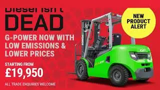 The New G-Power Forklift Range - Diesel Forklifts Aren't Dead