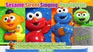 HD 1min 30sec Ver. Sesame Street Singing Pop Up Pals Surprise &hearts;Toy Nursery Rhyme&hearts; Lyrics Baby Songs