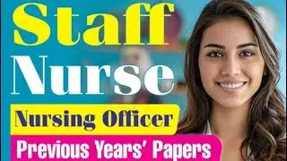 Staff Nurse Exams 2026 Questions and Answers || Nursing Exam || Nursing exam preparation