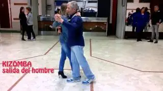 kizomba - principianti - salida del hombre