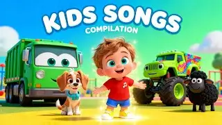 Kids Songs Compilation 🎶 | Baa Baa Black Sheep, Garbage Truck & More | Little Beats Songs