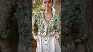Here are all the medium mossy hex cardigans I&rsquo;ve made. Shop here: leengreenbean.etsy.com