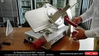 Cortadora de embutidos Noaw italiana
