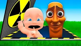 Baby Builds BRAINROT BUNKER!!