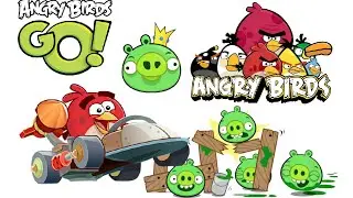 Angry Birds Smash The Green Pigs !! Minions Disney Space Race  INC