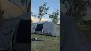 Setting Up the Oztrail 9P Tent &ndash; Timelapse Teaser! Full set-up in the channel #campinglife #tent
