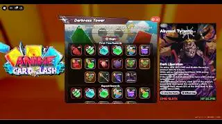 Darkness Tower Team Anime Card Clash (RNG)