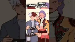 &bull;Huntrix conoce a los chicos de My hero academia&bull; ComicDub~Creadora: Rey.nstone #anime #kpop