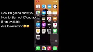 How to Sign out Apple ID due to restriction | Very Easy steps!!!