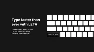 Make landing page and new design for my touch typing SaaS.
