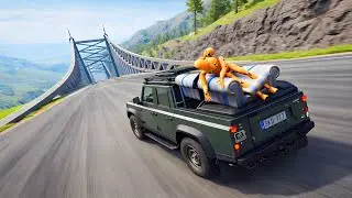 Full Throttle INSANE Long Downhill Mayhem! - BeamNG Drive Epic Crashes & Speed Test #2