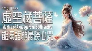 虛空藏菩薩 能滿諸願最勝心咒✨【香集世界】滿足智慧、財富、美名等諸願🌈不可思議佛能量 Mantra of Akasagarbha Bodhisattva
