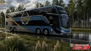 ETS2 1.58 | Realistic Bus Driving | Marcopolo G8 DD 1800 Scania | El Dorado → Santo Tomé | #ets2