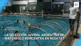 The Junior Water Polo Team trained at Regatas