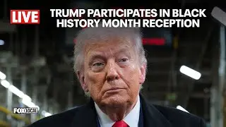 LIVE: President Trump participates in Black History Month reception