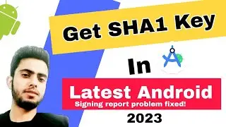 Generate SHA1 Key In Latest Android Studio 4.2.1  2023| #SigningReport not showing Solved #SHA1