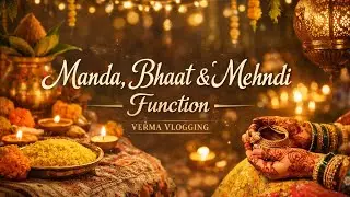 Manda, Bhaat & Mehndi Celebration ✨ | PART 5 | Verma Vlogging