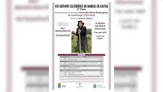 XVI CERTAME CELTIBÉRICO DE BANDAS DE GAITAS 2ª FASE - A VEIGA DO BOLO (OURENSE)