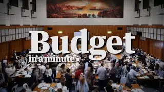 The budget in a minute with political editor Katharine Murphy&ndash; video