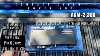 AUDIO CONTROL ACM-2.300 COMPACT 2 CHANNEL AMPLIFIER