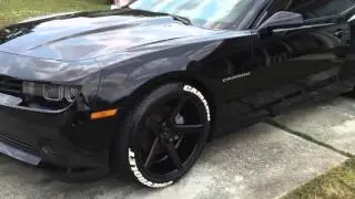 2015 Chevrolet Camaro 20x10.5 all around 275-40-20 front and 315-35-20  tires lowered 1.5 START UP