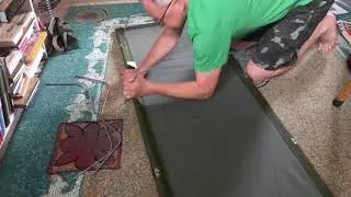 Setting up a Camp Stretcher