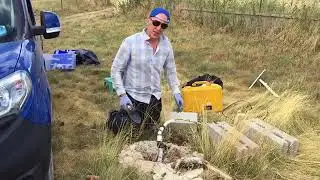 Removing A Seismic Station At Cortigno In Central Italy