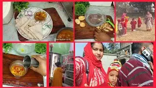  মানুষ বলতে কিন্তু ভুল হয়😌। ছেলের স্কুল 👨‍🏫সংসারের কাজ সমস্তটাই 👍 একা হাতে সামলাতে হয়