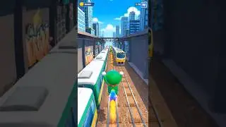 Green Doreamon Wala Game #gaming #subwaysurfs #subway #subwaysurf #subwaysurfers #subscribe #shorts