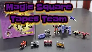 Magic Square - MS-B28 Tapes Team review (Legends class Soundwave minions)