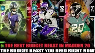 THE BEST BUDGET BEASTS YOU NEED ON YOUR TEAM RIGHT NOW! | MADDEN 20 ULTIMATE TEAM