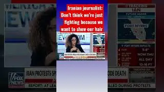 Iranian journalist rips killing of woman for violating hijab law #shorts